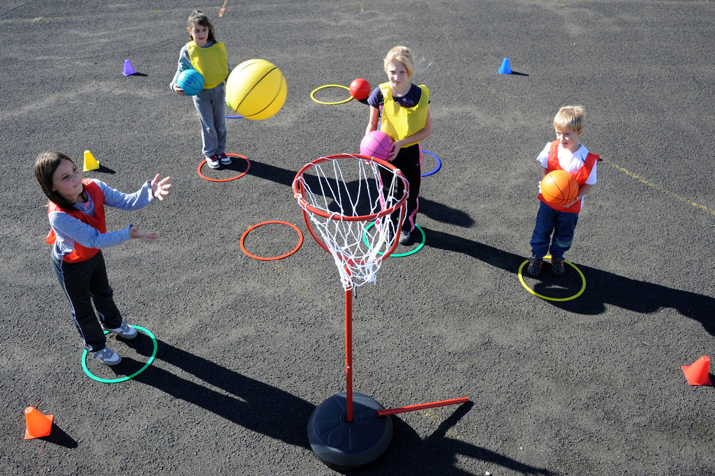 Panier de basketball pour enfant : Commandez sur Techni-Contact - Panier de  basket à base lestable