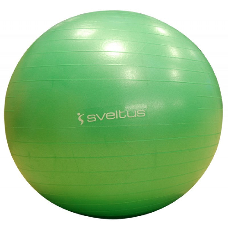Gymball Sveltus 65cm - Vert - Livré Non Gonflé - Fitness, Rééducation & Équilibre